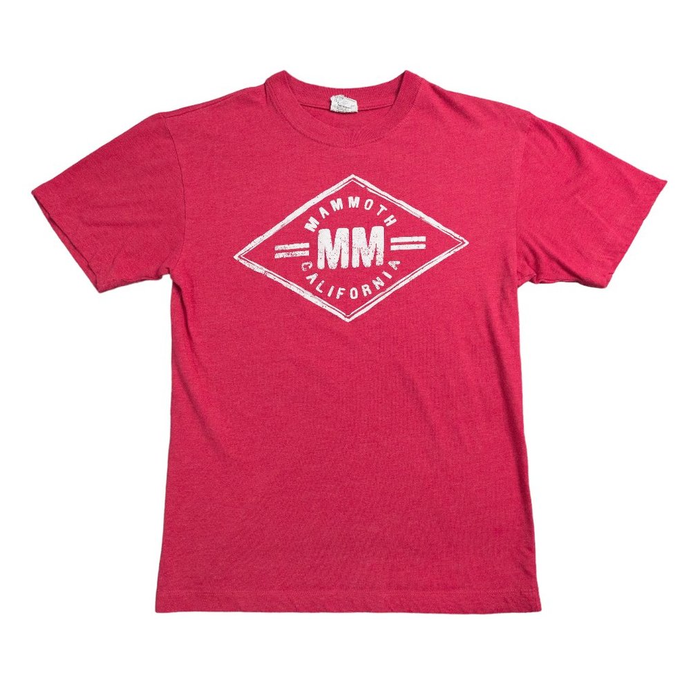 Under Disguise Short Sleeve Tshirt Mens Size Small Red Mammoth California